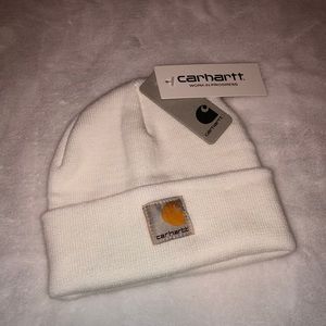 white carhartt beanie NWT